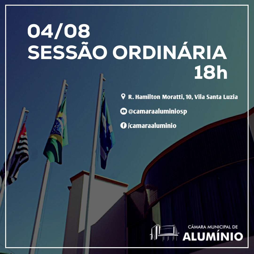 Imagem da notícia: Sessões Ordinárias retornam nesta segunda-feira