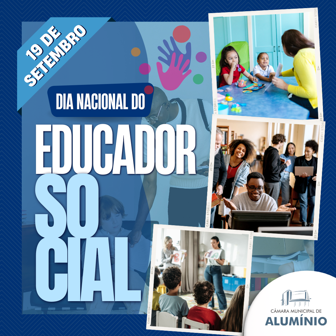 Imagem da notícia: 19 DE SETEMBRO - DIA NACIONAL DO EDUCADOR SOCIAL