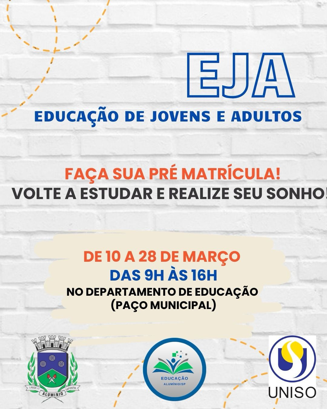 Imagem da notícia: O PROEJA ESTÁ DE VOLTA EM ALUMÍNIO